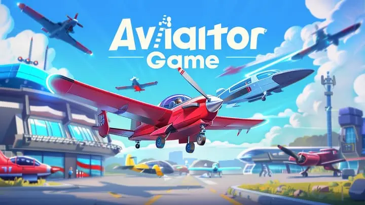 7U777 Aviator online round with aircraft take-off