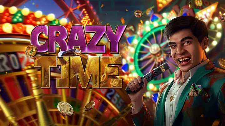 7U777 Crazy Time live casino game featuring wheel spins and animated bonus rounds 7U777 Crazy Time live wheel in online casino show