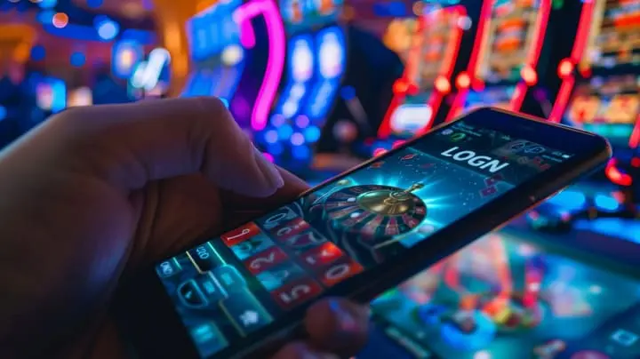 7U777 mobile login window for casino members